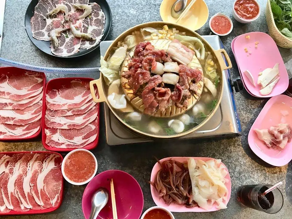 Moo Kra Ta (Thai BBQ) & Shabu (Thai Hot Pot)