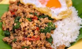 Pad Kra Pao Moo Sap (Stir-Fried Minced Pork with Holy Basil)